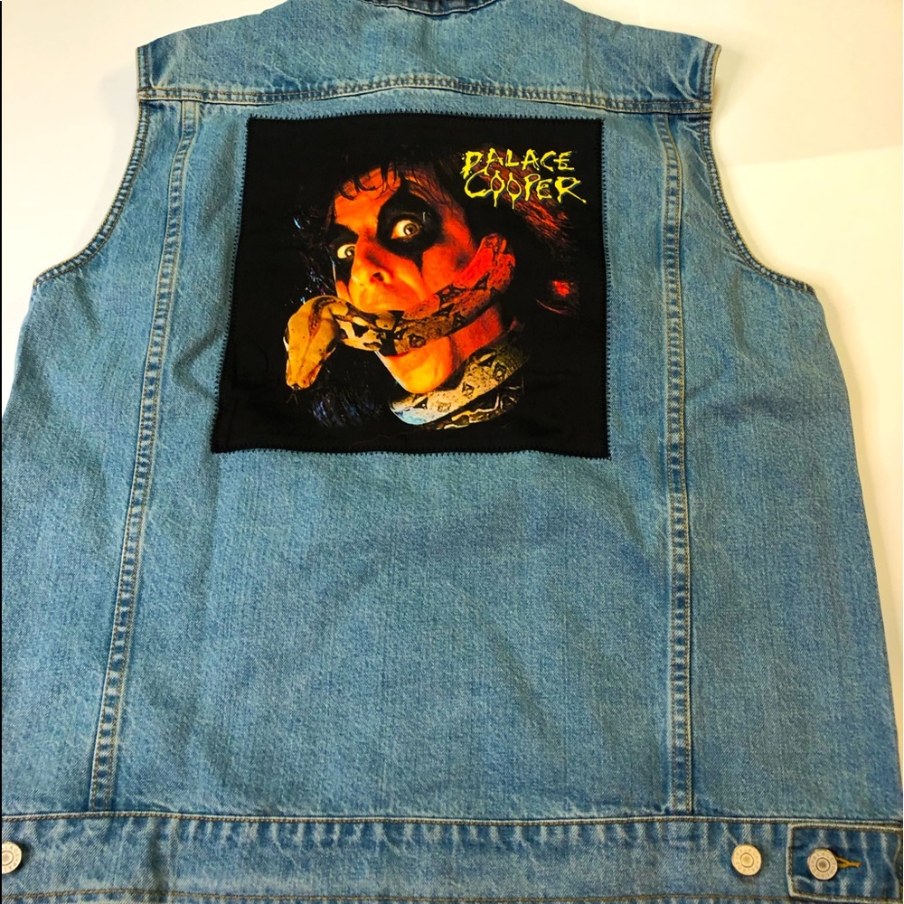 Palace X Alice Cooper XL High Quality Denim Vest